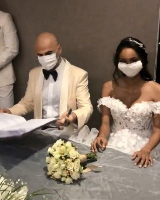 Soner Sarıkabadayı 8.5 aylık hamile Kolombiyalı Camelo Lopez ile evlendi! Nikahta sürpriz detay - Resim: 2