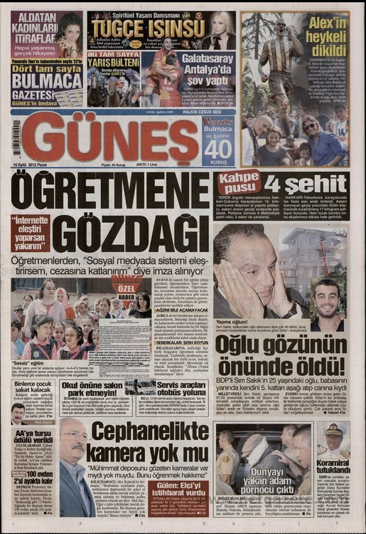 Güne damga vuran gazete manşetleri - Resim: 4