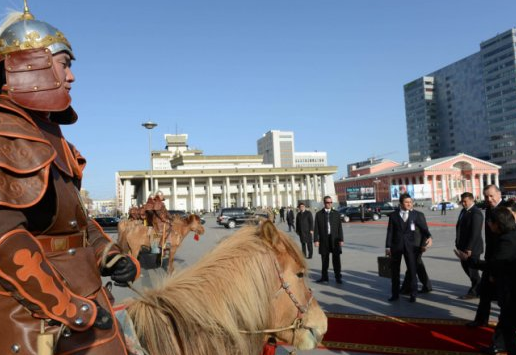 Erdoğan'ı Cengiz Han'ın süvarileri karşıladı - Resim: 3