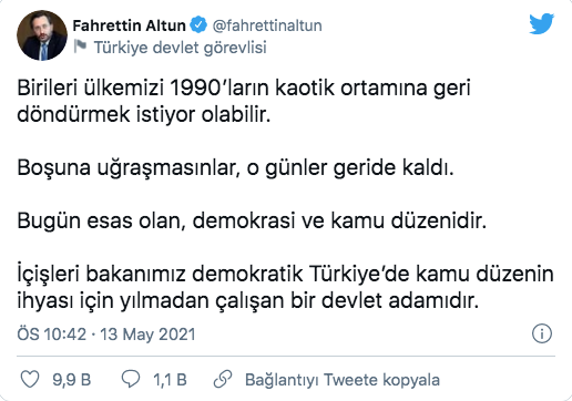 İletişim Başkanı Fahrettin Altun'dan Soylu ve Peker açıklaması! Birileri kaos istiyor - Resim: 0