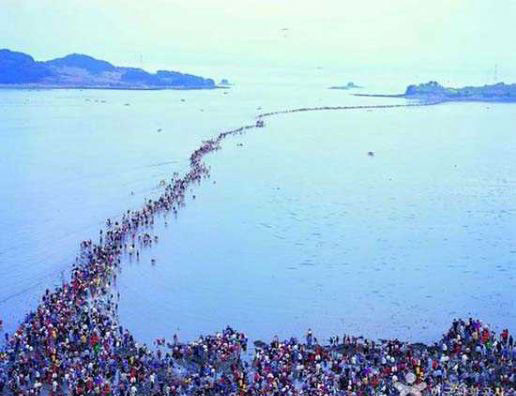 Deniz ikiye bölündü - Resim: 1
