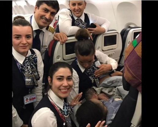 THY uçağında havada doğum! - Resim: 3