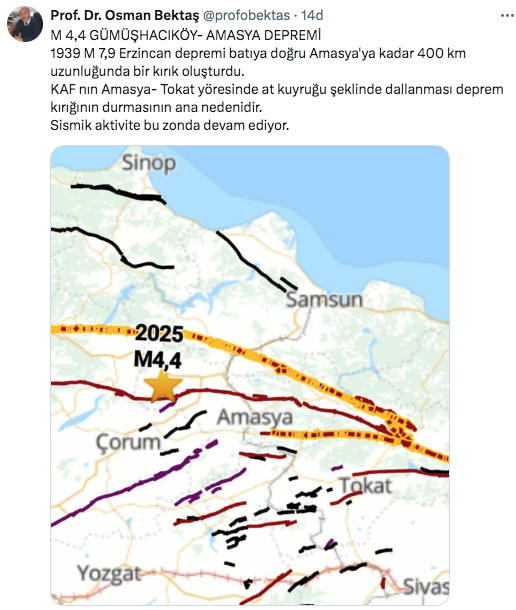 Amasya'da peş peşe deprem oldu! AFAD'dan açıklama geldi, son depremin şiddeti kaç? - Resim: 2