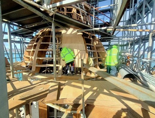 Kız Kulesi'nin son hali tartışma konusu oldu! Darmadağın olmuş... İşte restorasyonda son durum - Resim: 1