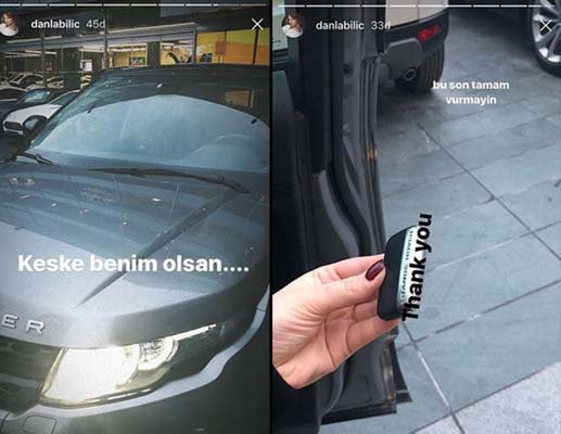 Danla Bilic yeni arabasına servet ödedi ! - Resim: 1