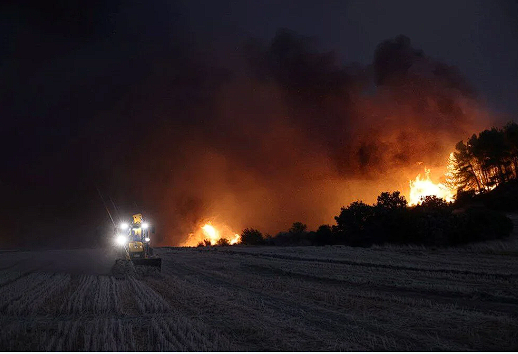 Söndürülemiyor! Yunanistan'daki orman yangını Türk köylerine de ulaştı - Resim: 2