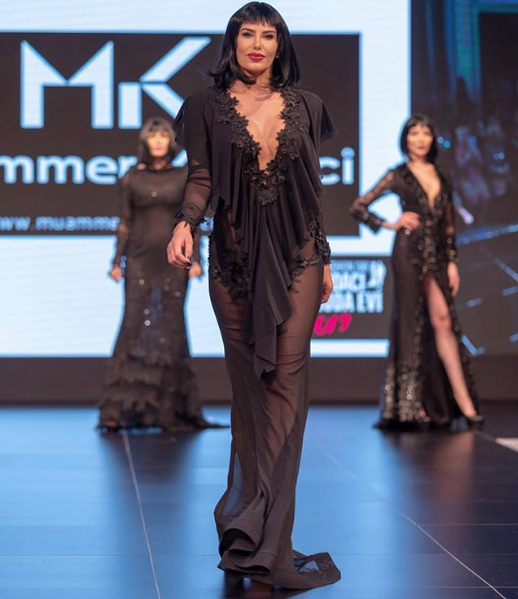 Podyumda kalçasını açan Hatice'den rapçilere olay sözler! 'Fuhşiyata iten...' - Resim: 3