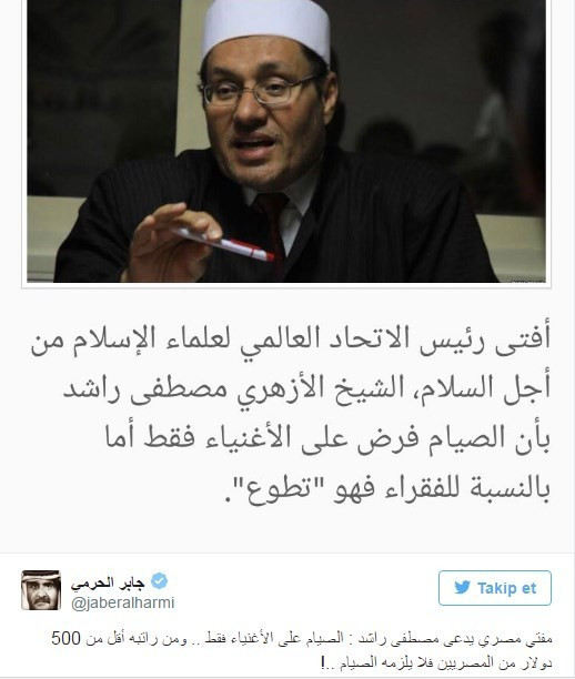 Mısır'da şaşırtan fetva: Oruç sadece zenginler için - Resim: 3