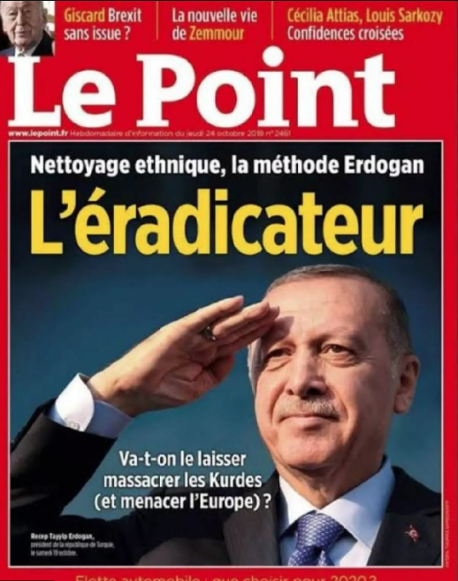 Fransız dergisinden Erdoğan'lı provokatif yayın: Kapımızdaki savaş - Resim: 1