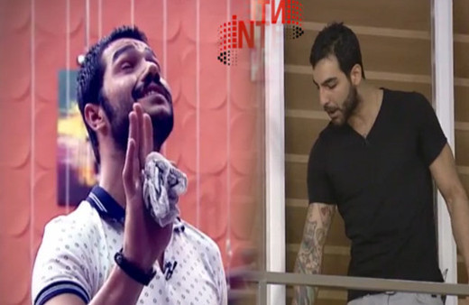 Erkeklerin arasına top girdi ortalık karıştı!