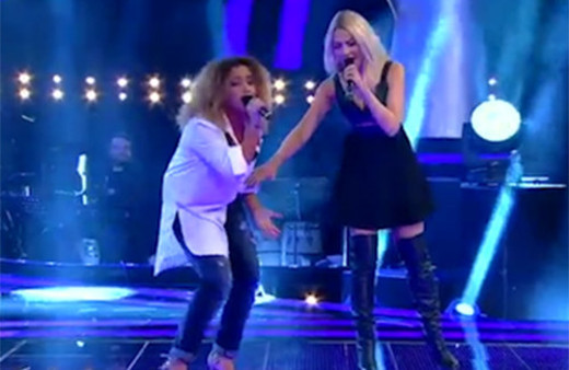 Yarışmacı sahneyi yıktı geçti: Müthiş düet!