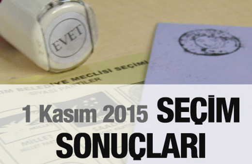 Nevşehir seçim sonuçları 1 kasım 2015 oy dağılımı