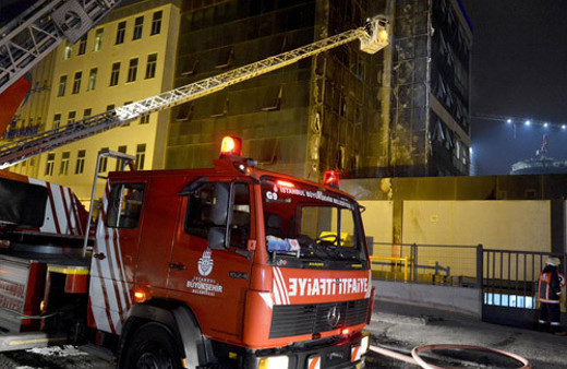  Haliç Üniversitesi'nde yangın