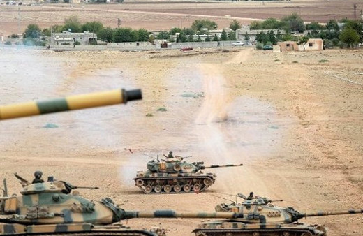 Türkiye'den Suriye'ye top atışı!