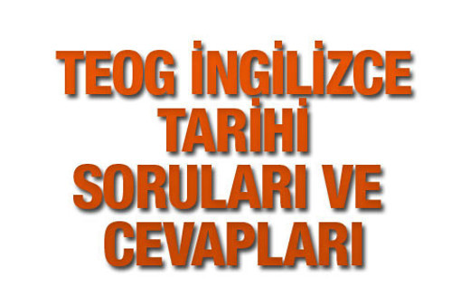 TEOG İngilizce soruları ve cevap anahtarı 26 Kasım 2015 EBA