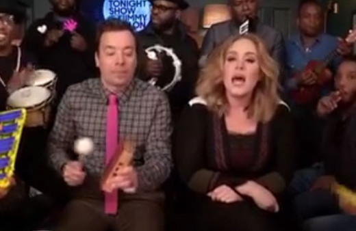 Adele ve Jimmy Fallon'ın Hello coverı tık rekoru kırıyor