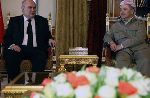 Dışişleri Bakanı ve Barzani görüşmesinde sıcak mesajlar!