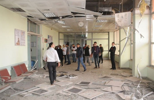 Cizre'de roketatar hastaneye isabet etti!