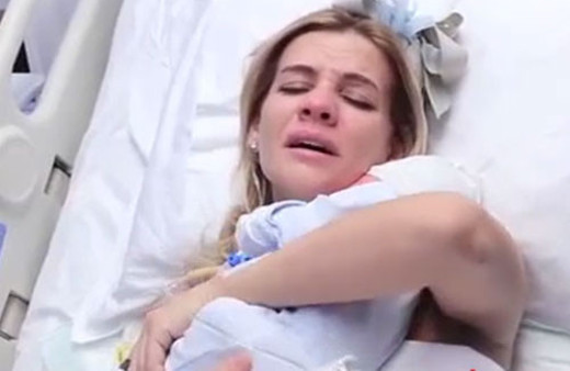 Esra Erol doğum görüntülerini paylaştı çok özel