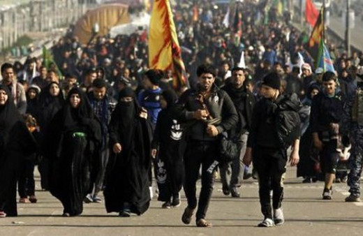 Kerbela İran'daki Erbain törenlerinde anılıyor 