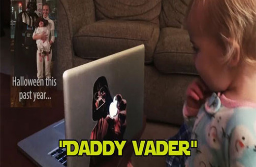Babasının Darth Vader olduğunu düşünen ufaklık