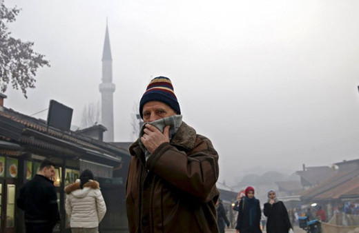 Hava kirliliği okulları tatil ettirdi
