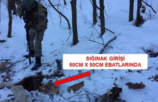 Asker PKK'nın Bitlis'teki inini bastı