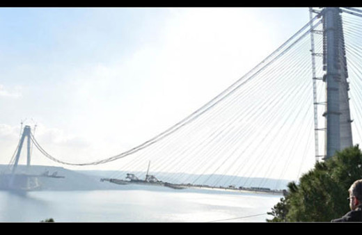 Yavuz Sultan Köprüsü’nde halatların uzunluğu şaşırttı