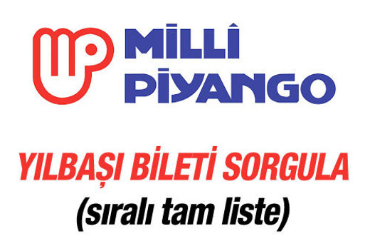 Milli Piyango amorti numaraları ve bilet sorgula