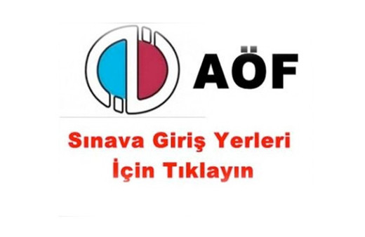 AÖF sınav yeri giriş belgesi alma sistem girişi