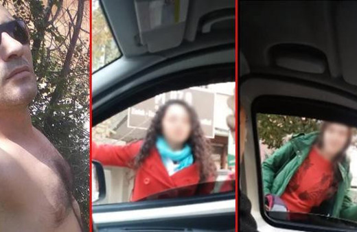 Arabada mastürbasyon yapan sapık bakın kimmiş!