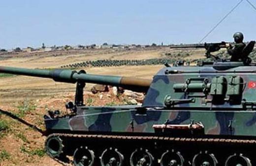 TSK IŞİD mevzilerini obüs toplarıyla dövdü