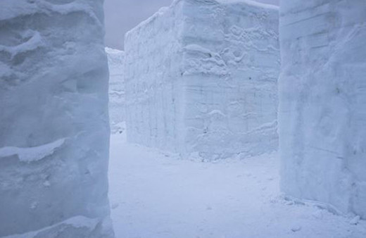 İşte dünyanın en büyük buz labirenti