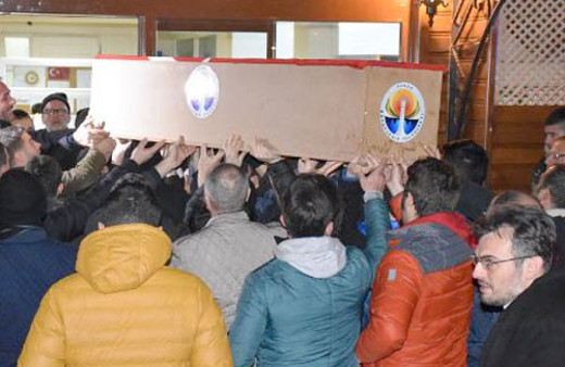 Suriye'de şehit edilen MHP'li Küçük'ün cenazesi İstanbul'da