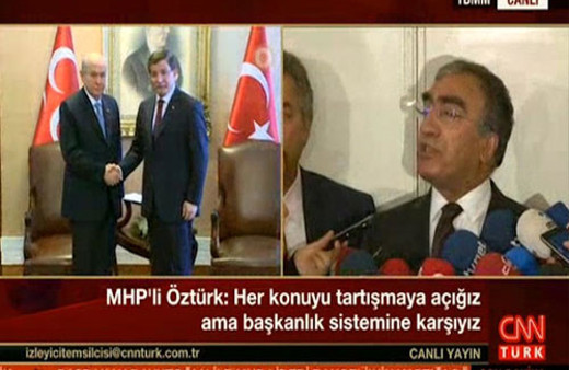 MHP'den ilk açıklama: Başkanlık sistemini zinhar kabul etmiyoruz