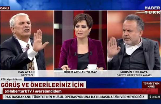 Canlı yayında moderatörün dahi etkisiz kaldığı kavga