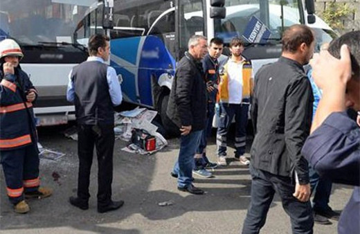 Otogarda inanılmaz kaza: 1 ölü 2 yaralı!