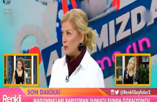 Madonna'ları karıştıran Fulya Özkalyoncu özür diledi!