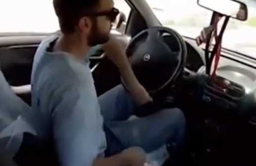 Müşterinin arabasıyla drift yaparken kaza yapan çırak