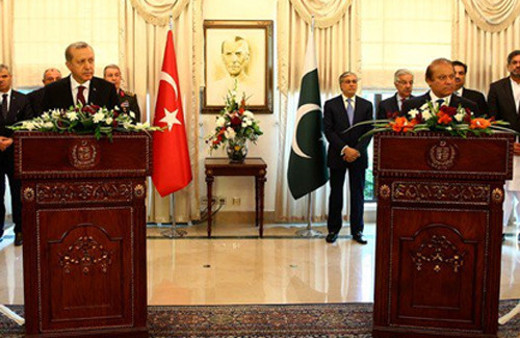 Erdoğan'dan Navaz Şerif'e teşekkür