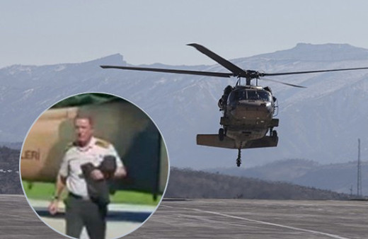 Akar'ın helikopterine UFO mu eşlik etti?