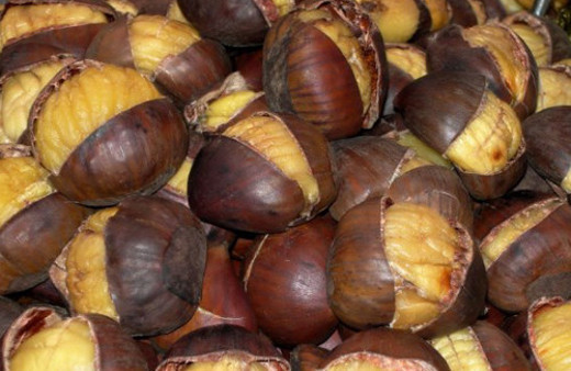 Kestanenin kabuğunu kolayca soymak için