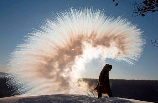 Burada hava -53 derece hayat gerçekten dondu