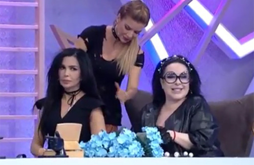 Nur Yerlitaş yarışmacının saçlarını kesti!