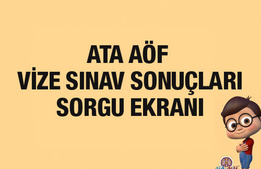 ATA AÖF sonuçları sonuç bilgi ekranı-2016
