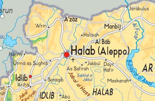 Halep son durum haritanın yüzde 70'i gitti köşeye sıkıştılar