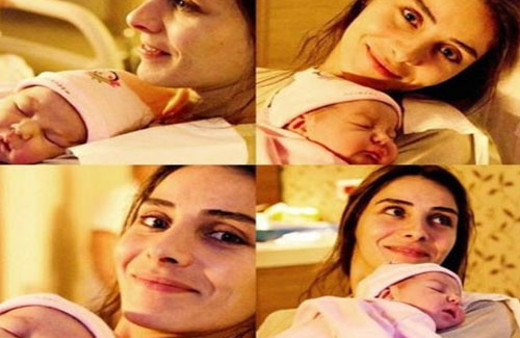  Nur Fettahoğlu kızının yüzünü ilk kez gösterdi