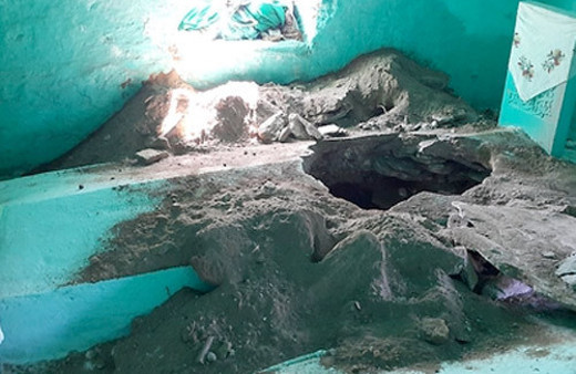 700 yıllık türbeyi delik deşik ettiler