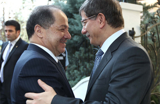 Barzani'den Davutoğlu'na taziye telefonu
