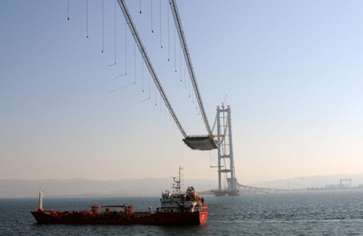 İzmit Körfezi Asma Köprüsü'nde sona doğru